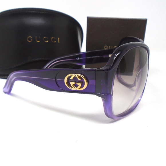 *HP 8/2 SOLD!! GUCCI SUNGLASSES GG2934/S PURPLE - Picture 2 of 6